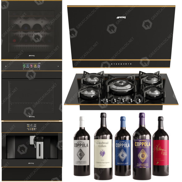Кухонна техніка Smeg Dolce Stil Novo 3D модель