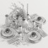 Сервірований стіл Tableware B03 - bahartanhaee