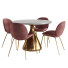 Mesa y sillas West Elm Silhouette Pedestal Round Dining and Beetle - hikmatovadildora99-37458