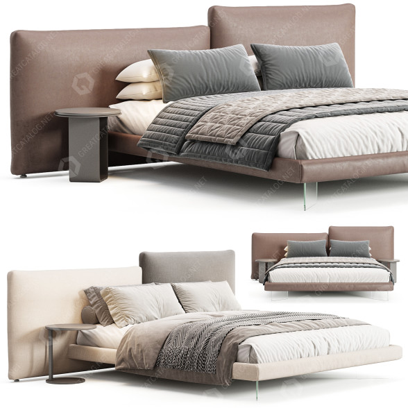 Beds and Bedside Tables Diotti Cooper 3D model