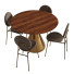 Stół i krzesła West Elm Silhouette Pedestal and Ingrid Set - hikmatovadildora99-37458