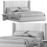 Bett und Nachttischchen The High Wall Daisy - Zikkoo