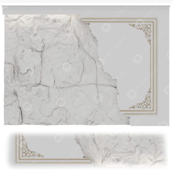 Panneau mural Stone modèle 3D
