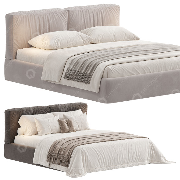 Cama Topo Modelo 3D