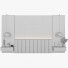 Стінова панель та декор Modern Headboard - tan4iksun-40240