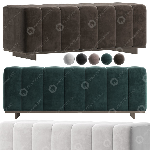 Bank Stylish Club Hilary 3D-Modell