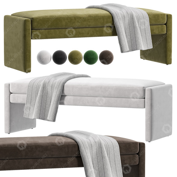 Ławka TRNK Angle model 3D