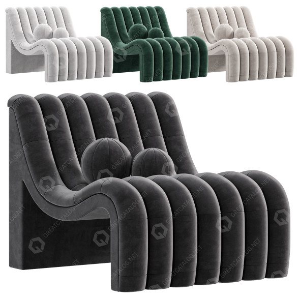 Sofa 1stDibs Sacha 3D model