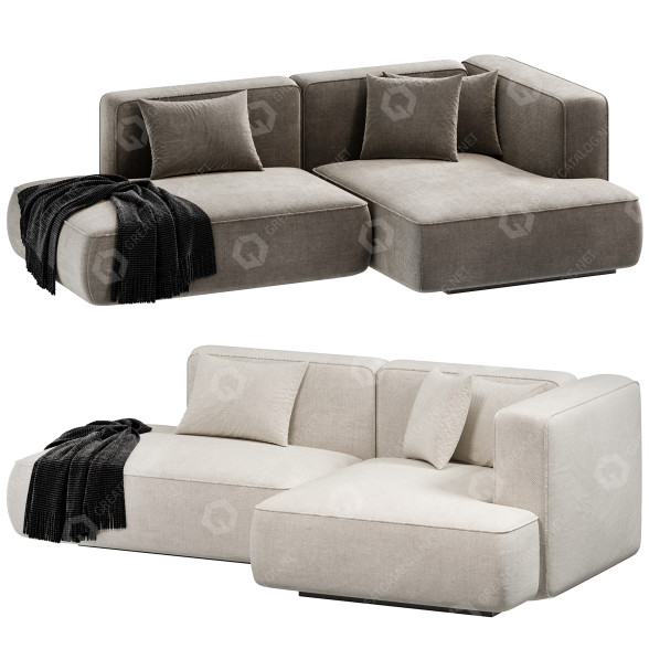 Sofa Hay Mags Soft model 3D