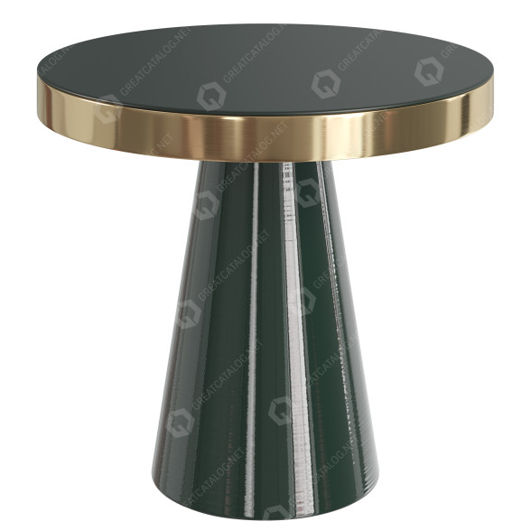 Coffee Table Bizzotto Nandika Dark Green 3D model