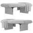 Банкетка Gallotti&Radice Stami Bench - Adamari