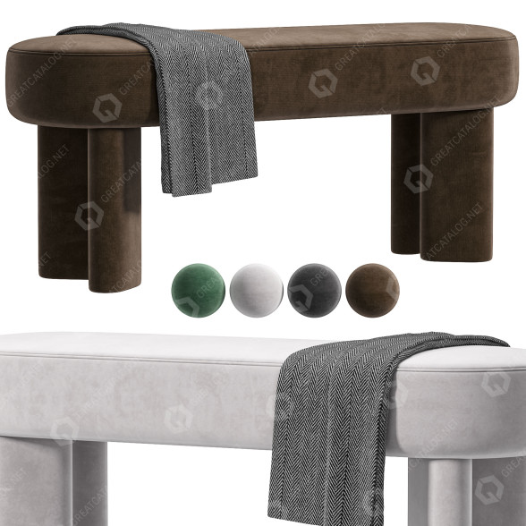 Ławka Sofacompany Charlie model 3D