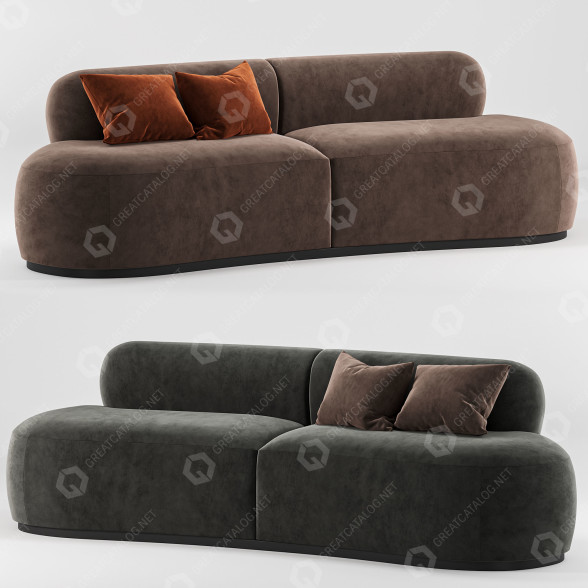 Sofá Eichholtz Bjorn Modelo 3D