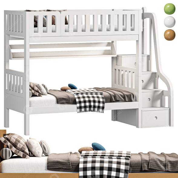 Bett Ibenma Bunk Module 3D-Modell