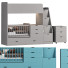 Cama y cajoneras Art In Head Binky DS702 - abdujabborovabdumajit-41034