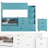Cama y cajoneras Art In Head Binky DS702 - abdujabborovabdumajit-41034