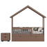 Bett und Nachttisch Childrens House from Solid Lilibet - abdujabborovabdumajit-41034