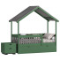 Bett und Nachttisch Childrens House from Solid Lilibet - abdujabborovabdumajit-41034