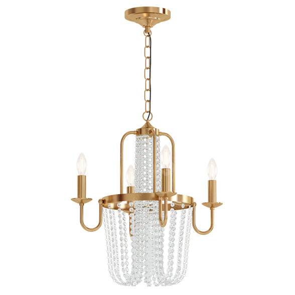 Люстра Bulbs 4 Candelabra 3D модель