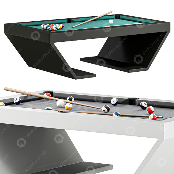 Mesa de billar Cabaret Pool Modelo 3D