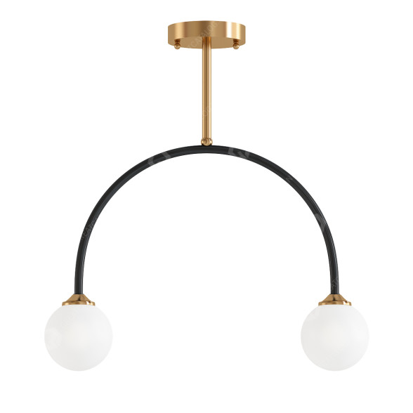 Lámpara colgante Modern Simple 2 Modelo 3D