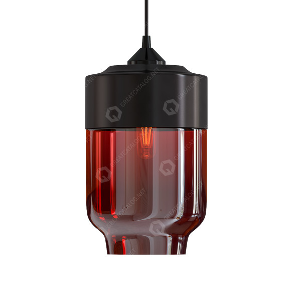 Lámpara colgante Red Glass Modelo 3D