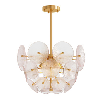 Люстра West Elm Glass Disc 3D модель