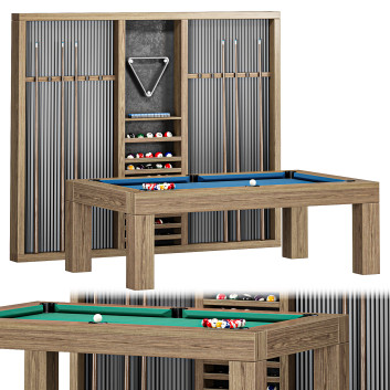 Більярдний стіл та аксесуари Parsons Pool Dry Oak