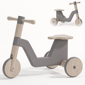 Іграшка Sebra Scooter Grey by Babyshop 3D модель