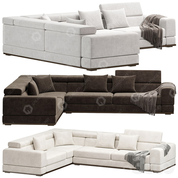 Диван Met Corner by Lazzoni 3D модель