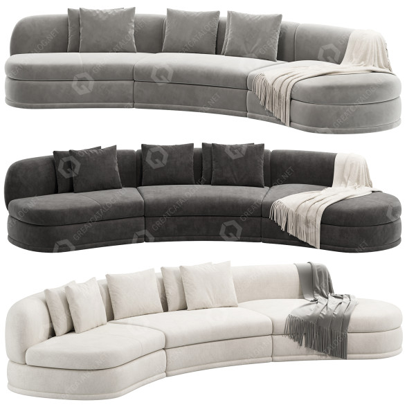 Sofa New Orleans model 3D