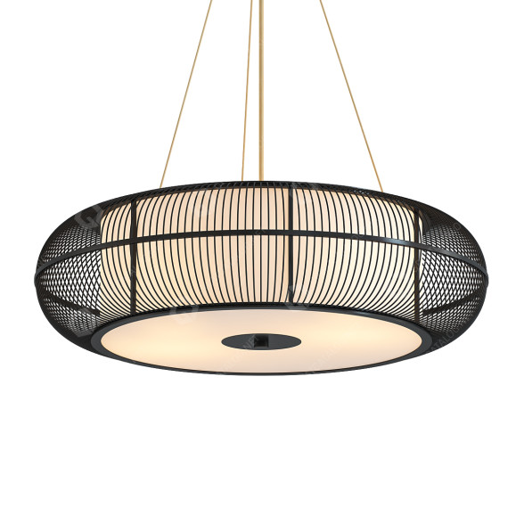 Hängeleuchte Modern Stylish Drum Shade 3D-Modell