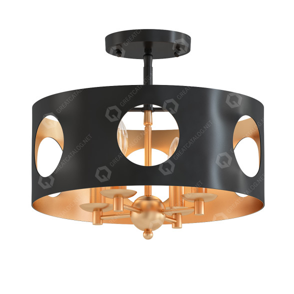 Люстра Crystorama Odelle 4 Light 3D модель
