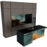 Cocina Modern with Island - tan4iksun-40240