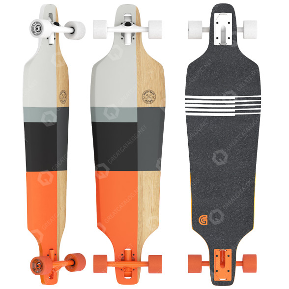 Monopatín Pressure Longboard by Gold Coast Modelo 3D