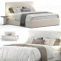 Bett und Nachttischchen Delavega Bed K8 - Secretive 3d design