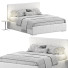 Bett und Nachttischchen Delavega Bed K8 - Secretive 3d design