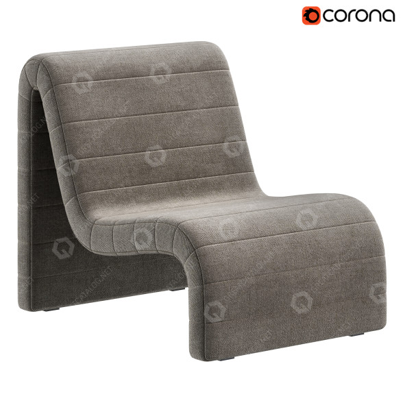 Sillón Coco Republic Zurich Occasional Modelo 3D