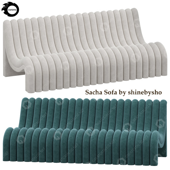 Sofa Shine by S.H.O Sacha model 3D