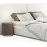 Bett und Nachttischchen Level 06 White - Secretive 3d design
