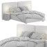 Bett und Nachttischchen Level 06 White - Secretive 3d design