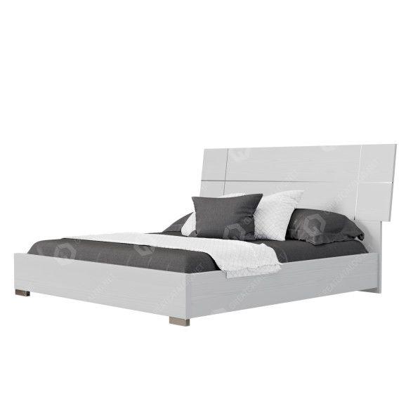 Bett Asti King Panel 3D-Modell
