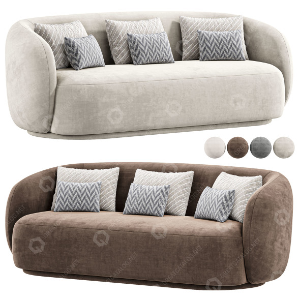 Sofa Poole 3D-Modell