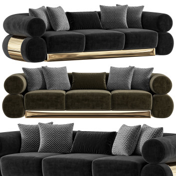 Sofá Evgor Luxury Leyborn Metal