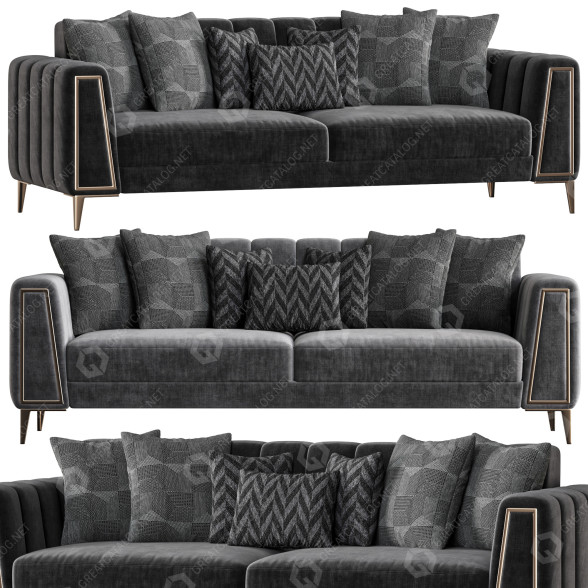 Sofa Alanis 3D-Modell