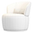 Fauteuil Castlery Amber Boucle Swivel - Adamari