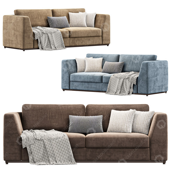 Sofá High Fashion Home Colt Modelo 3D