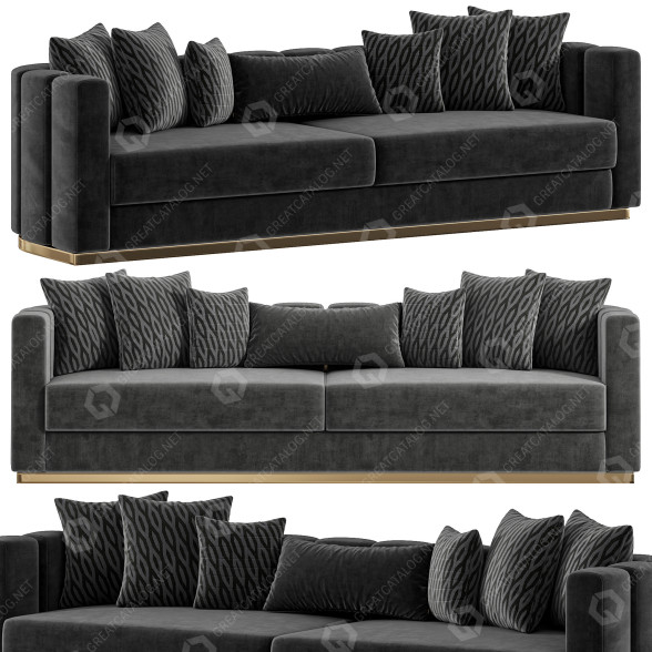 Sofa Evgor Luxury Tesla model 3D