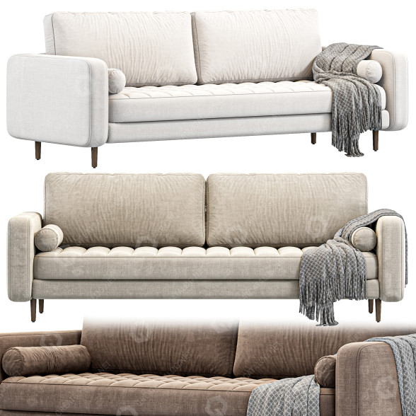 Sofá High Fashion Home Adler Modelo 3D