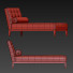 Шезлонг The Sofa & Chair Company Day B0002 - Zakirov 3d